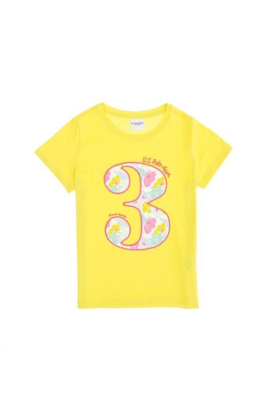 Футболка из хлопка с аппликацией - G084SZ0110PAY Футболка жен. детс. (VR168, 11_12)
