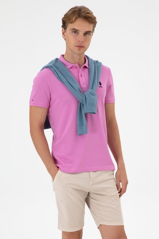 Футболка-поло из хлопка с логотипом - G081SZ0110TP04IY025 Футболка муж. (VR023, 2XL)