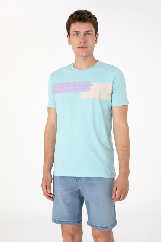 ярко-голубой