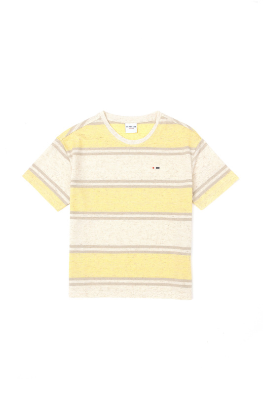 Футболка в полоску для мальчиков - G083SZ0110AFKAKIDS Футболка муж. детс. (VR043, 3_4)