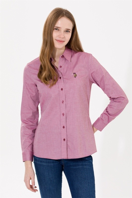 Рубашка из хлопка приталенная - G082SZ0040CRISCOLOR022K Сорочка жен. (VR014, 34)