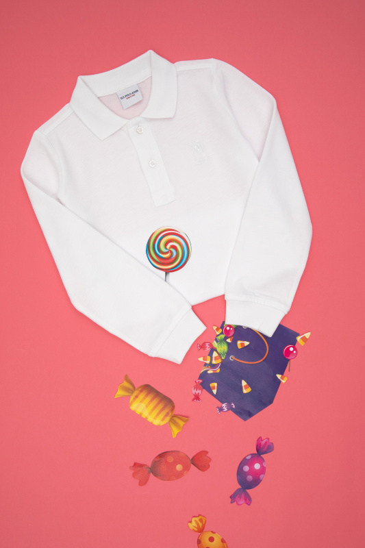Поло с длинным рукавом из хлопка для мальчиков - G083SZ0820TP01KIDSSK024 Толстовка муж. детс. (VR013, 5_6)