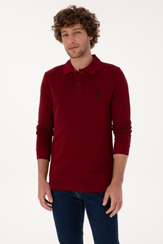 Поло с длинным рукавом из хлопка - G081SZ0820TP01SK025 Толстовка муж. (VR014, M)