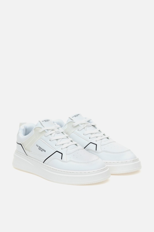 Кеды из экокожи комбинированные - S081SZ0330E_Y25LAGGEN_SNKR Обувь муж. (VR013, 44)