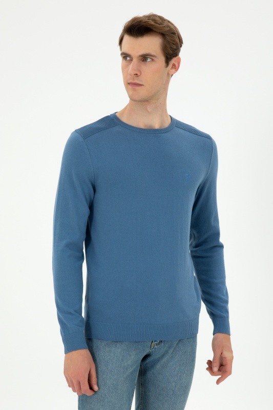 Джемпер из хлопка с рельефными деталями на плечах - G081SZ0TK0TD01_24K_R Кофта муж. (VR032, XS)