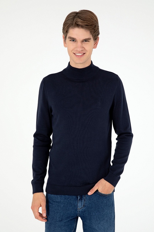 Водолазка из хлопка с воротником-стойка - G081SZ0TK0YBS_BSK24 Кофта муж. (VR033, XS)