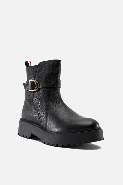Ботинки кожаные на молнии - S082SZ0330K23UYSAR Обувь жен. (VR046, 37)