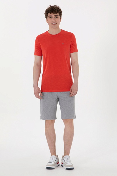 Шорты спортивные на кулиске - G081SZ0OS0MARKOIY025 Брюки спорт. муж. (VR086, S)
