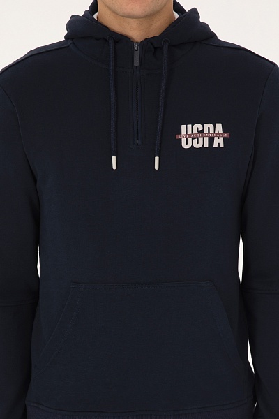 Худи с молнией на воротнике - G081SZ0820E_HETRAS Толстовка муж. (VR033, S)