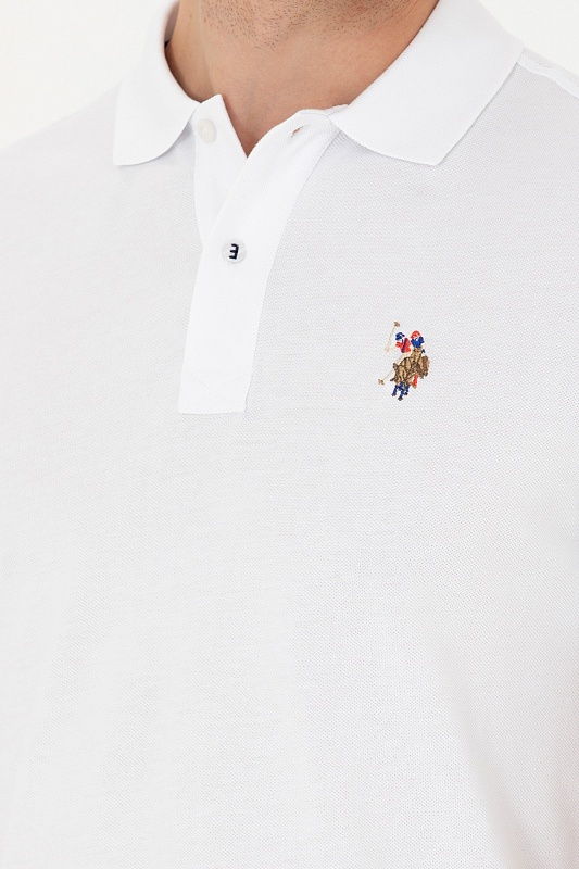 Футболка-поло из хлопка - G081SZ0110TP10IY024 Футболка муж. (VR013, M)