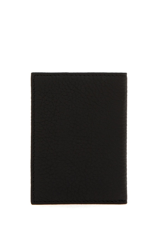 Кошелек из натуральной кожи с вышитым логотипом - A081SZ0CD0K25AW012 Кошелек муж. (VR046)