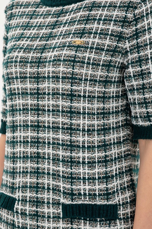 Платье мини твидовое - G082SZ0TE0HAZIL Платье жен. (VR079, XS)
