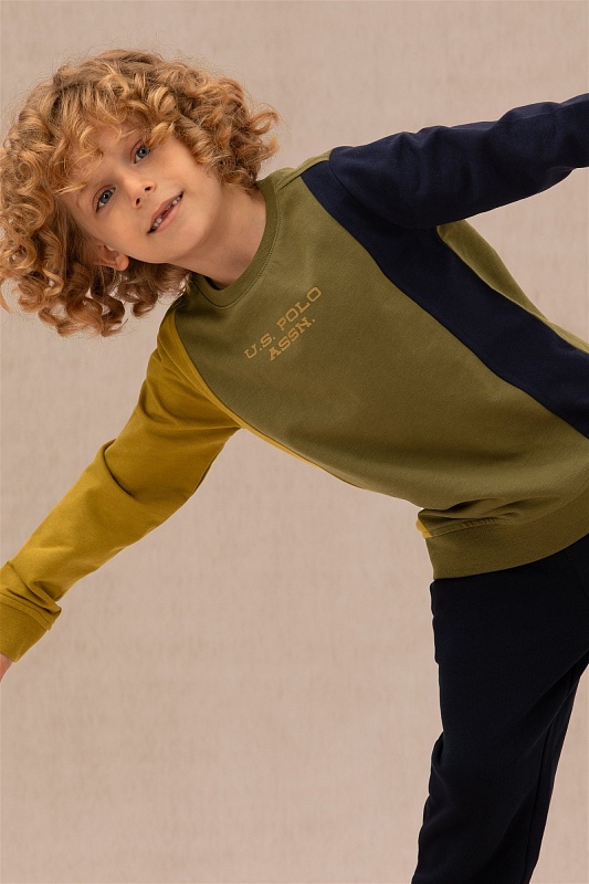 Свитшот с принтом для мальчиков - G083SZ0820SOLOMKIDS-E Толстовка муж. детс. (VR027, 9_10)