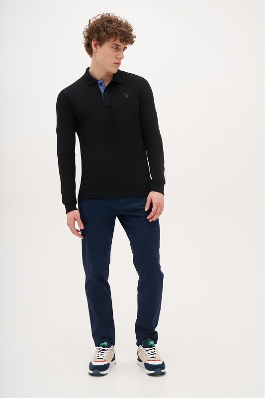Поло с длинным рукавом из хлопка - G081SZ0820TP01SK024_R Толстовка муж. (VR046, XL)