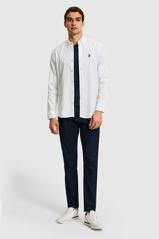 Рубашка из хлопка - G081SZ0040CEDCOLORREG026Y Сорочка муж. (VR013, XS)