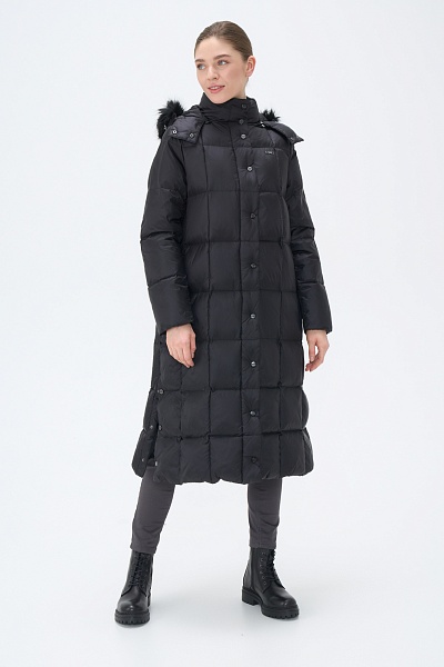 Пуховик со съемным капюшоном - G082SZ0KS0PARNA-R Куртка жен. (VR046, 36)