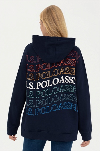 Худи удлиненное с принтом на спине - G082GL0820RC-GEDA Толстовка жен. (VR033, S)