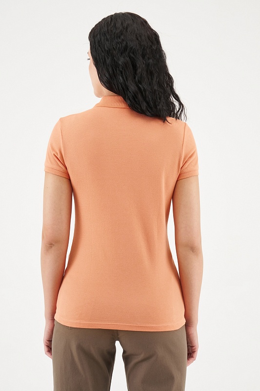 Футболка-поло из хлопка - G082SZ0110TP0124-CLR Футболка жен. (VR047, XL)
