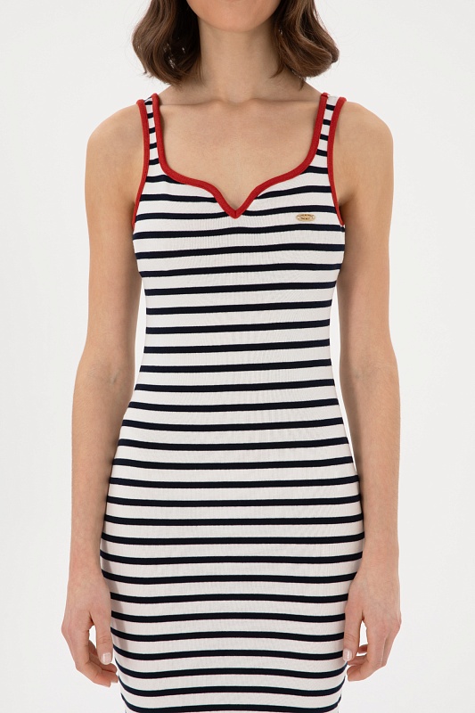 Платье миди трикотажное приталенное - G082SZ0750SELTE Платье жен. (VR071, XL)