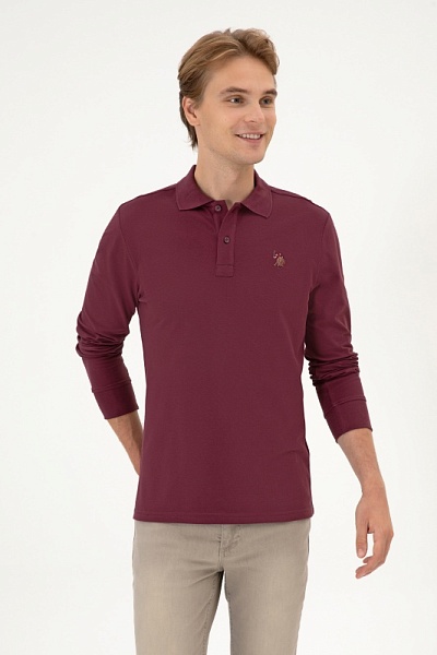 Поло с длинным рукавом из хлопка - G081SZ0820E_GTPSK025 Толстовка муж. (VR177, 2XL)