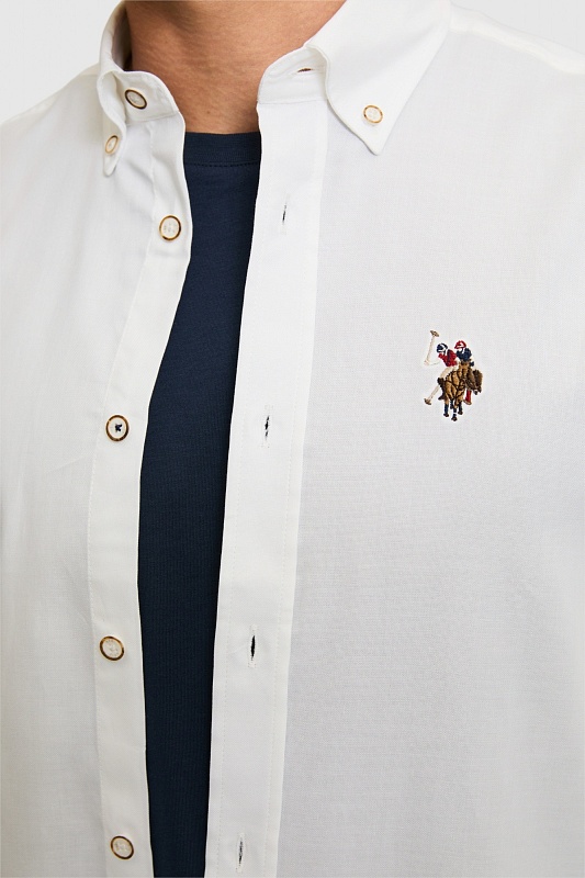 Рубашка из хлопка - G081SZ0040CEDCOLORREG026Y Сорочка муж. (VR013, XS)