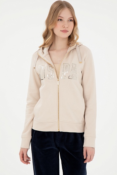 Толстовка на молнии с капюшоном - G082SZ0820SW0125 Толстовка жен. (VR049, M)