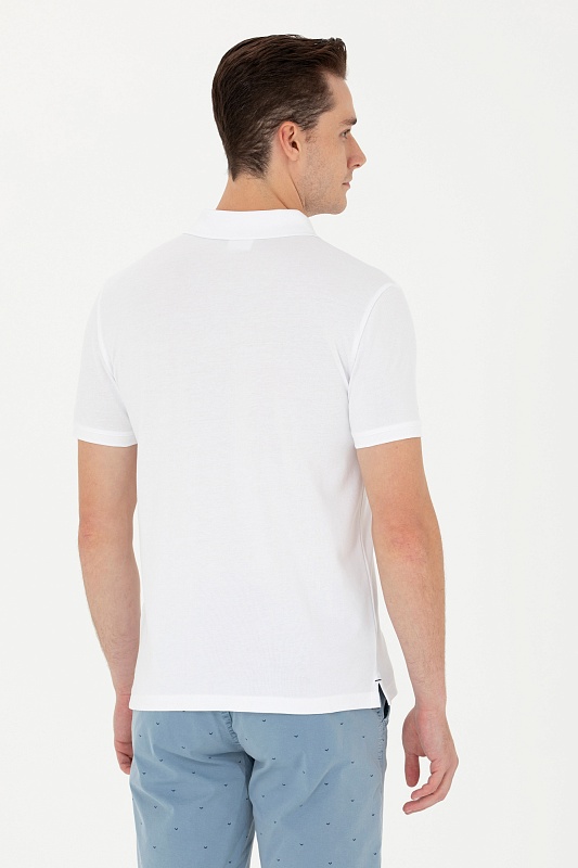 Футболка-поло из хлопка - G081SZ0110TP10IY024 Футболка муж. (VR013, S)