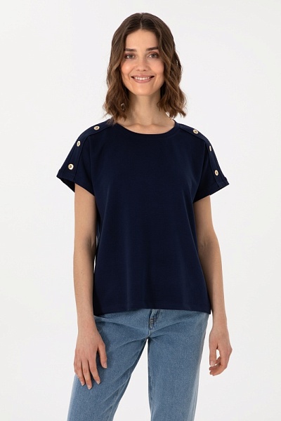 Футболка с модалом - G082SZ0110SAPER Футболка жен. (VR033, 2XS)