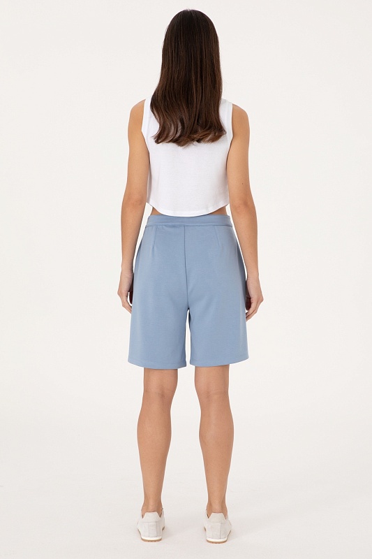 Бермуды с модалом и защипами - G082SZ0OS0SENTINA Брюки спорт. жен. (VR036, L)