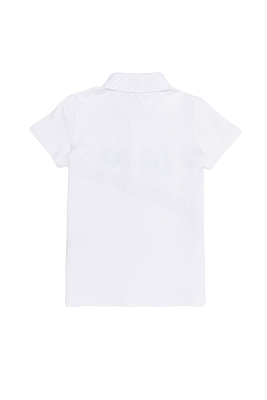 Футболка-поло из хлопка для девочек - G084SZ0110NEMSE Футболка жен. детс. (VR013, 5_6)