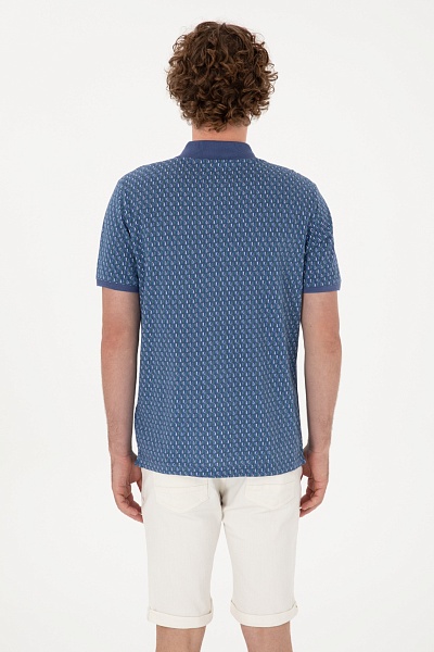 Футболка-поло из хлопка с узором - G081SZ0110LAST Футболка муж. (VR059, XS)