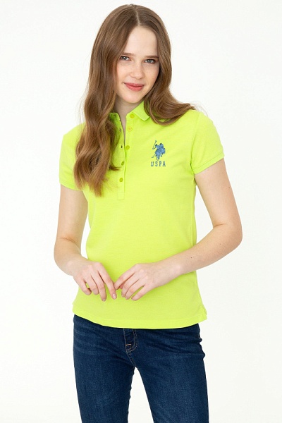Футболка-поло из смесового хлопка - G082SZ0110SD0121 Футболка жен. (VR087, XS)