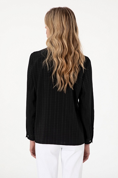Рубашка с вискозой в полоску прямая - G082SZ0040MAYSI Сорочка жен. (VR046, 40)