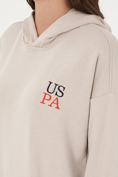 Худи с надписью - G082GL0820RC_GREEN Толстовка жен. (VR049, XL)