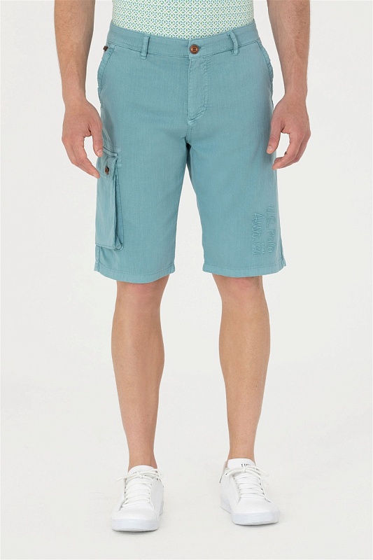 Шорты карго из хлопка прямые - G081SZ0310ASKAR Бермуды муж. (VR152, 28)