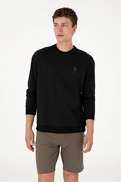 Свитшот с вискозой с логотипом - G081SZ0820ZUNA Толстовка муж. (VR046, L)