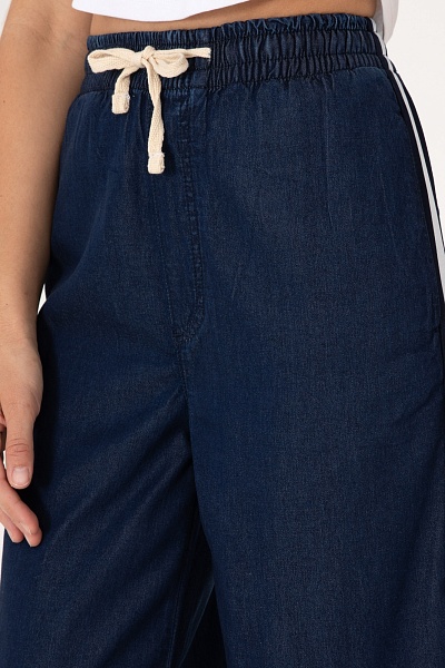 Джинсы из лиоцелла на резинке с высокой посадкой широкие - G082SZ0800ELO Джинсы жен. (DN0013, 40)