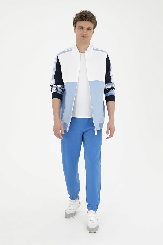 Толстовка на молнии без капюшона - G081SZ0820RC_EDIZ Толстовка муж. (VR032, XL)
