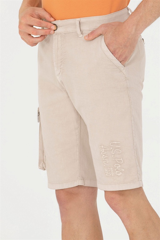 Шорты карго из хлопка прямые - G081SZ0310ASKAR Бермуды муж. (VR049, 29)