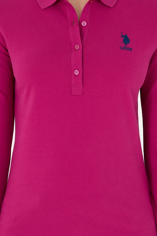 Поло с длинным рукавом из хлопка - G082SZ0820TPG_SK024 Толстовка жен. (VR023, XS)
