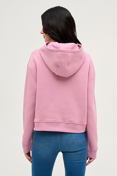Худи укороченное оверсайз - G082SZ0820KUR Толстовка жен. (VR211, XS)