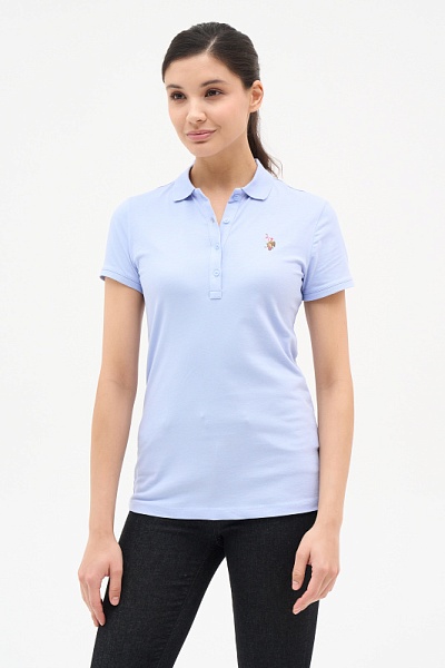 Футболка-поло из хлопка - G082SZ0110TP0123-CLR Футболка жен. (VR036, S)