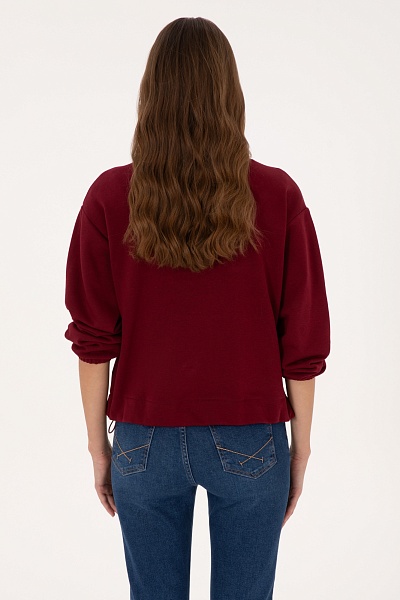 Толстовка с воротником на молнии - G082GL0820RC_GULY Толстовка жен. (VR014, M)