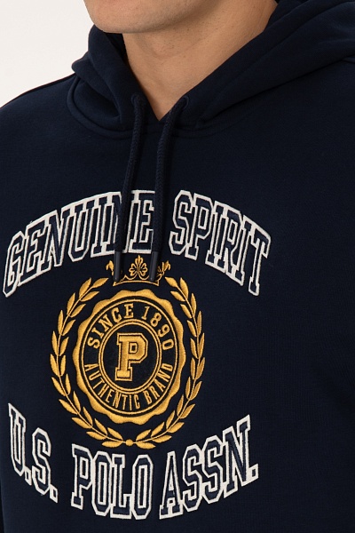 Худи с нашивкой - G081SZ0820HARBERT Толстовка муж. (VR033, XL)