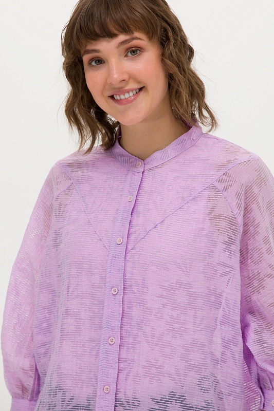 Блузка с вискозой свободная - G082SZ0040VALENA Сорочка жен. (VR211, 34)
