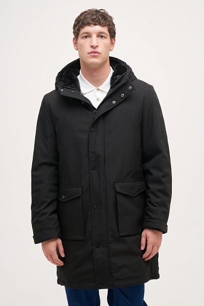 Парка утепленная с несъемным капюшоном - G081SZ0KS0ART_JARNO25K Куртка муж. (VR046, 54)