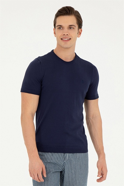 Футболка базовая трикотажная - G081SZ0TK0FORLA-IY24 Кофта муж. (VR033, 3XL)