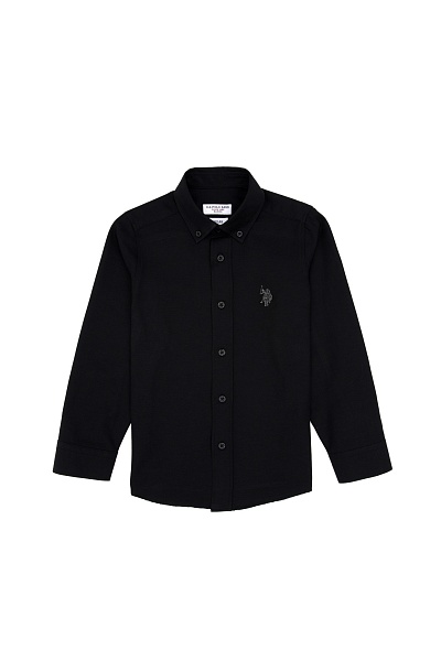 Рубашка хлопковая для мальчиков - G083SZ0040E_METOKIDS25K Сорочка муж. детс. (VR046, 4_5)