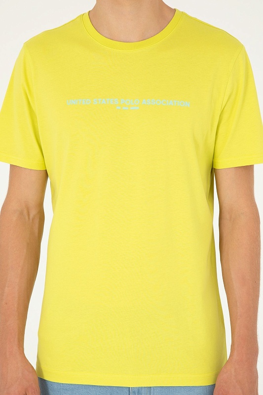 Футболка из хлопка с надписью - G081SZ0110MEKA Футболка муж. (VR087, XS)