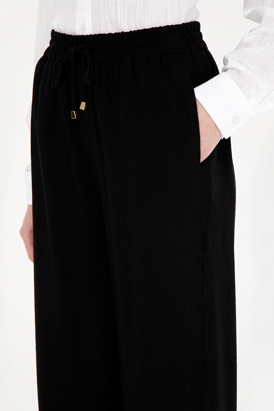 Брюки на кулиске с разрезами - G082SZ0780SAYNO Брюки жен. (VR046, 32)